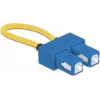 Optischer Glasfaser-Loopback-Adapter DeLOCK 86920 SC UPC Singlemode Blau