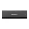 Qoltec 50312 M.2 NVMe SSD-Gehäuse, USB Type-C, schwarz