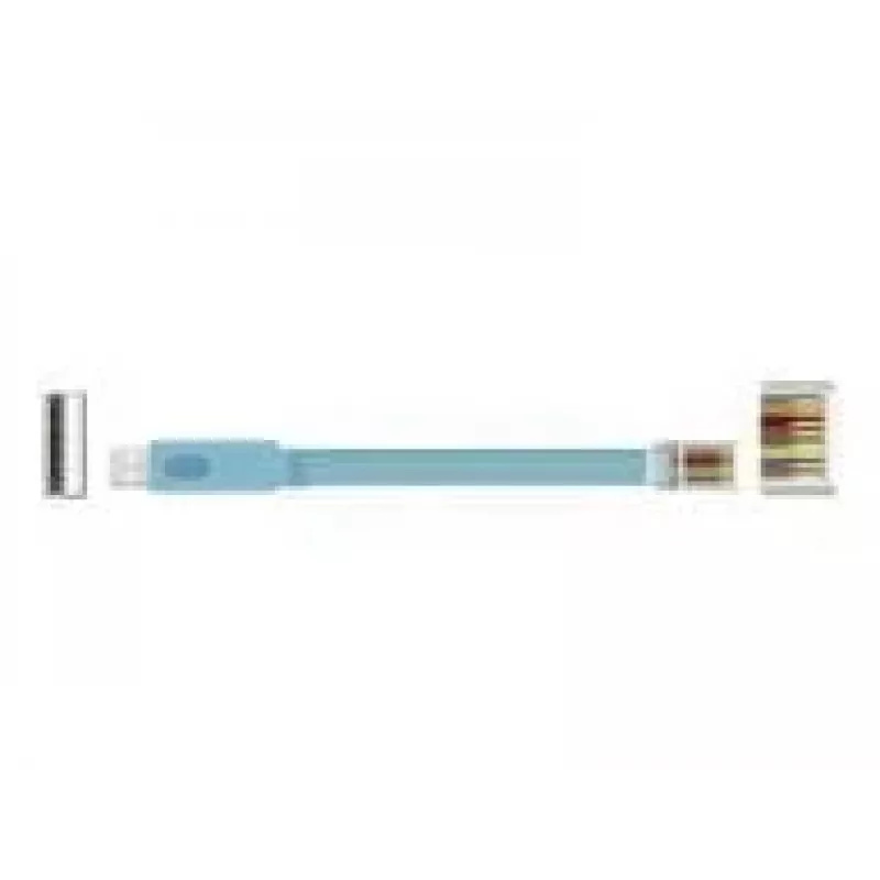 Delock USB-2.0-auf-seriell-RS-232-RJ45-Konsolen-Adapterkabel, 3 m, Blau