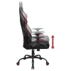 Bürostuhl Subsonic SA5609-AC1 Gepolsterte Sitzfläche Gepolsterte Rückenlehne Schwarz Rot