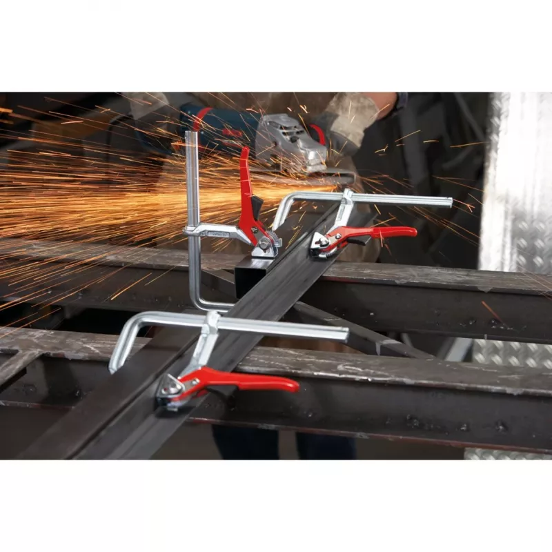 Hebelzwinge classiX GSH30 (Silber/Rot, 300 / 140)