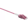 Helos LWL OM4 Uniboot Patchkabel LC/LC Duplex 50/125 µm, LSZH 2,0 mm, 3 m, Erika Violet