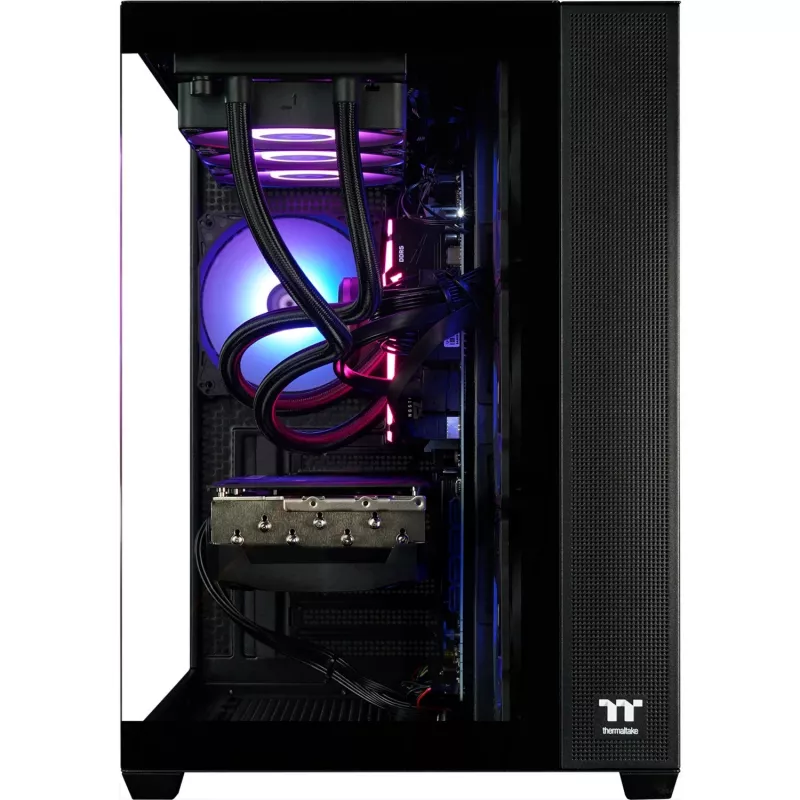 Thermaltake FTW RTX 5070 Ti Gaming-PC, schwarz/transparent, Windows 11 Home 64-Bit (PC-000087-DE)