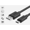 USB-A-auf-USB-C-Kabel Unitek C14068BK, 2 m, USB 2.0, schwarz, Stecker-Stecker