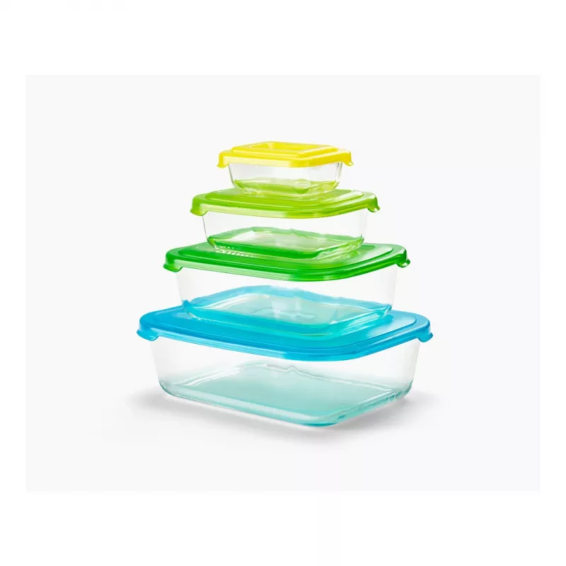 Joseph Joseph Nest Vorratsbehälter – 4-teiliges Glas-Set