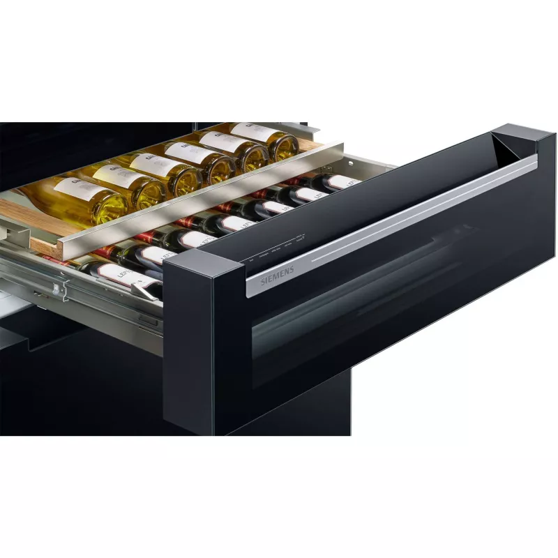 Siemens KF96RSBEA Side-by-Side-Kühlschrank Freistehend 572 L Schwarz