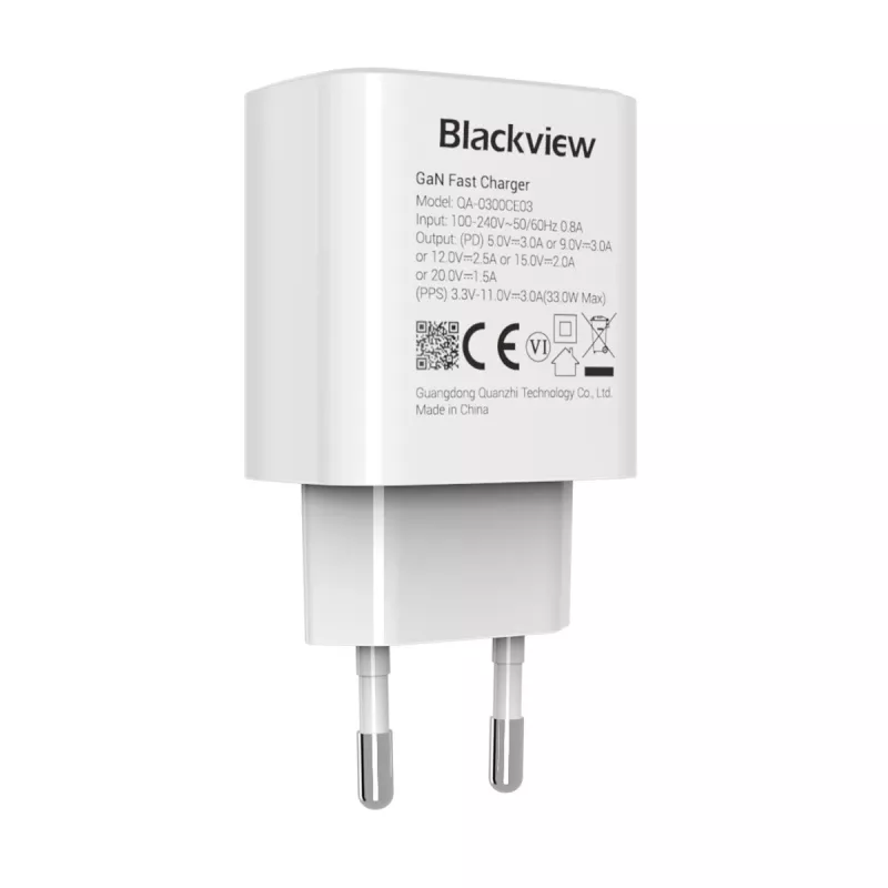 Ladegerät BLACKVIEW CHAR-33W/BV USB-C 33W Schnellladung, schwarz