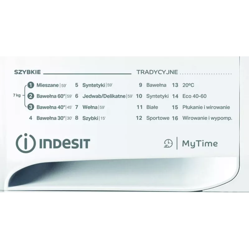 Waschmaschine INDESIT MTWA71252WPL 7 kg, Frontlader, Energieklasse E