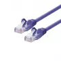 LOGON Professional TCU55U100V Netzwerk-Patchkabel Cat5e U/UTP (UTP), 10 m, Violett