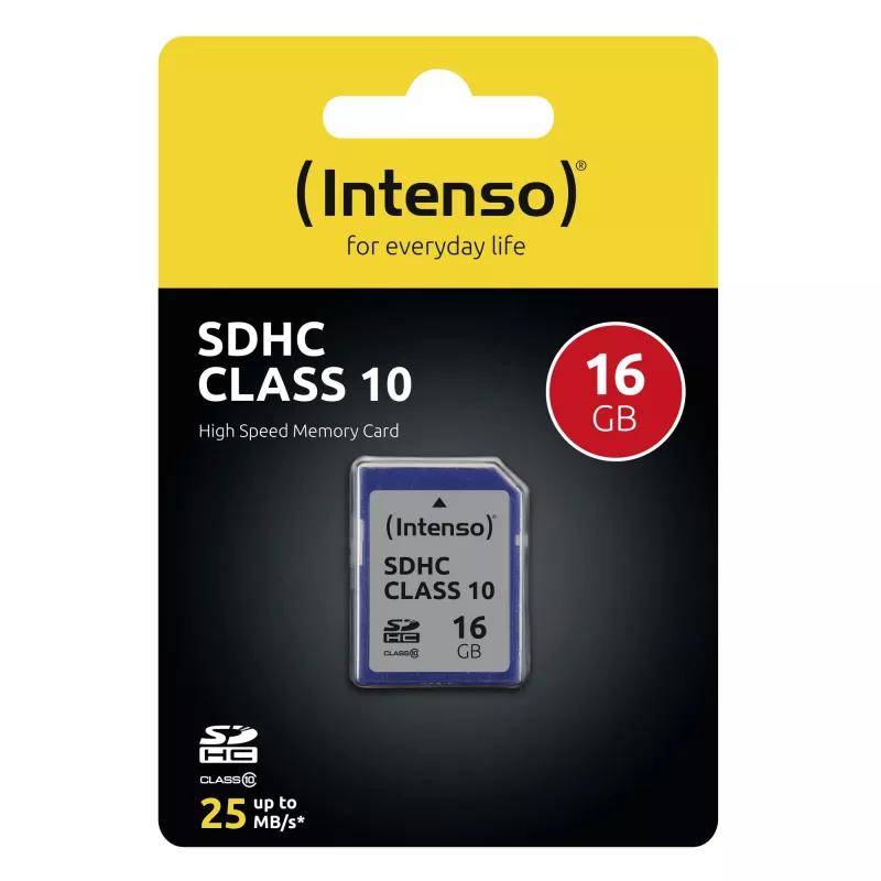 Intenso Speicherkarte 16 GB SDHC Class 10 3411470