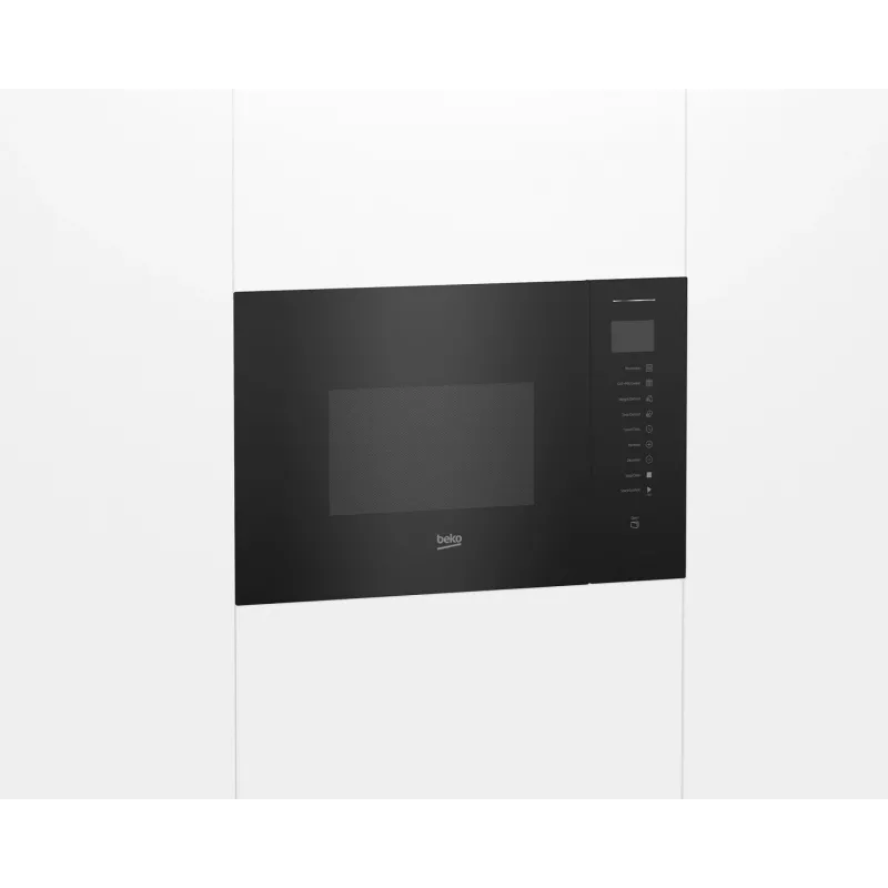 Einbau-Grill-Mikrowelle BEKO BMGB25353B 25 L, 900 W Mikrowelle, 1000 W Grill, digitaler Timer, schwarz