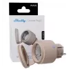 Shelly Wave Outdoor Plug S LR smarter Outdoor-Stecker, Z-Wave Long Range, IP44, 230 V, 12 A, 2500 W, Energiemessung, SmartStart, OTA, LED, Mokka