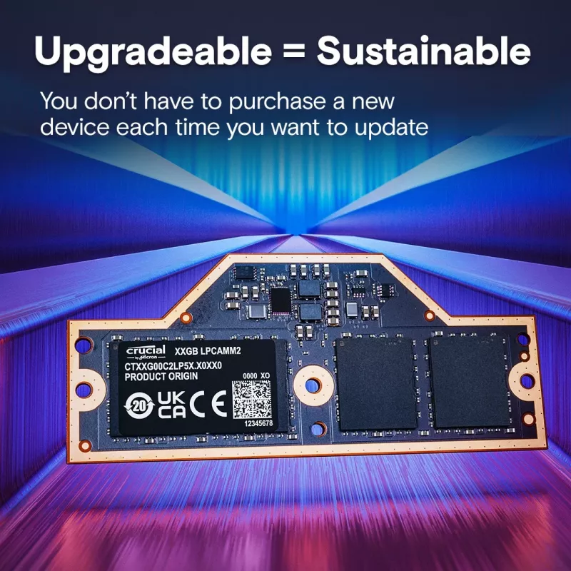 Speichermodul Crucial LPDDR5X 32GB 7500 MT/s