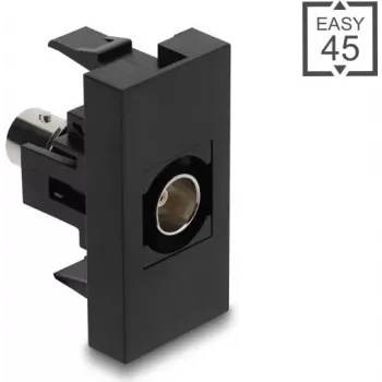 Delock 90960 Easy 45 Modul BNC Buchse, schwarz