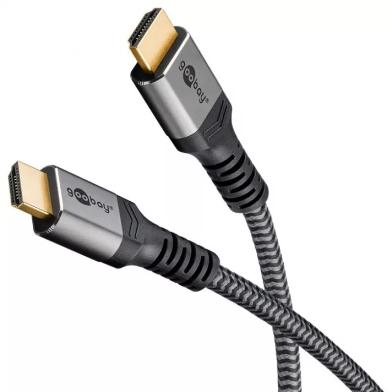 Goobay | 64994 High Speed HDMI-Kabel mit Ethernet | HDMI auf HDMI | 2 m