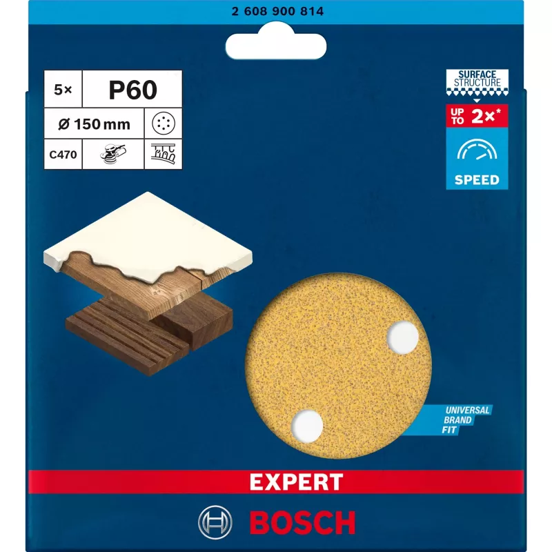 Bosch 2 608 900 814 Rotationswerkzeug Schleif-/Schmirgelzubehör Holz Schleifblatt