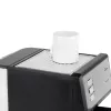 Jata JECA2525 Espressomaschine, 20 bar, 850 W, 1,8 l Wassertank, Dampfrohr, Schwarz / Edelstahl