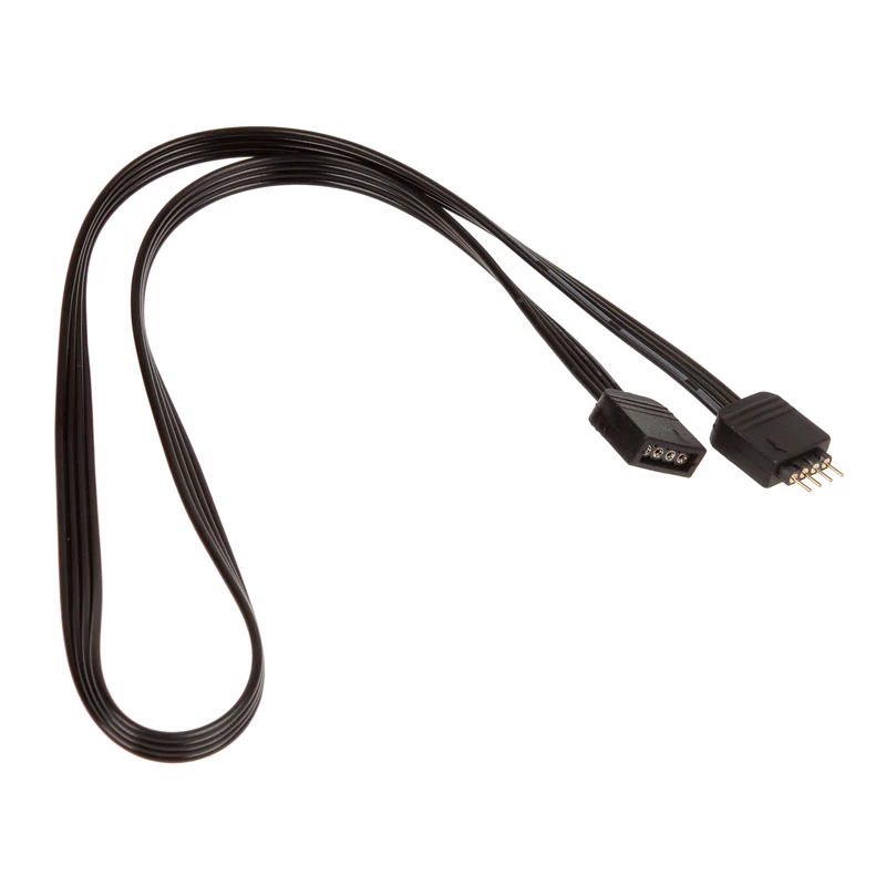 Akasa AK-CBLD01-50BK LED-Strip-Verlängerungskabel, 50 cm, Schwarz