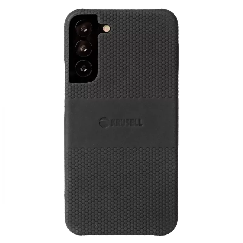Krusell 62465 Lederhülle für Samsung Galaxy S22+, 6,6", Vintage-Schwarz