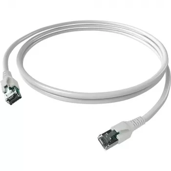Easylan CP1KWBWBW0005 RJ45-Netzwerkkabel, Patchkabel CAT 6a S/FTP 0,5 m weiß 1 St.