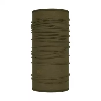 Neck gaiter Buff 113010.843.10.00 Brown unisex wool 700×245 mm, 47 g, UPF, breathable