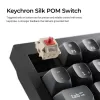 Mechanische 75%-Tastatur Keychron V1 Ultra 8K — QWERTY, Bluetooth & Kabel, RGB, Schwarz