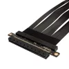 Akasa Riser Black X2 Mark IV Premium PCIe 4.0 x16 Riser-Kabel, 20 cm, AK-CBPE03-20B