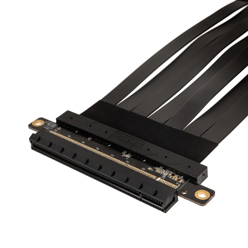 Akasa Riser Black X2 Mark IV Premium PCIe 4.0 x16 Riser-Kabel, 20 cm, AK-CBPE03-20B