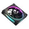 DeepCool FL12 Gehäuselüfter, 120 mm, 500–2150 U/min, 32 dB, FDB, 12 V, schwarz
