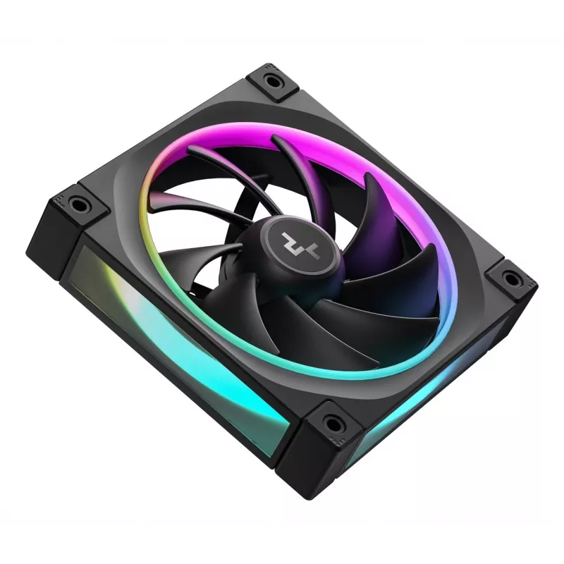 DeepCool FL12 Gehäuselüfter, 120 mm, 500–2150 U/min, 32 dB, FDB, 12 V, schwarz