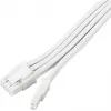 SilverStone SST-PP07E-PCI8W-V2 PCIe 8-Pin (6+2) Netzteil-Verlängerungskabel, weiß