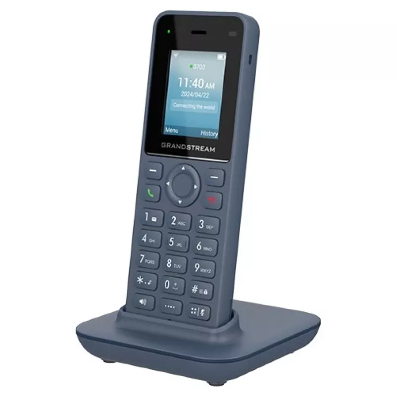 Grandstream Networks WP8256 IP-Telefon Anthrazit 3 Leitungen LCD Wi-Fi