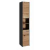 Topeshop S30 ANTRACYT/ARTISAN Badezimmerschrank