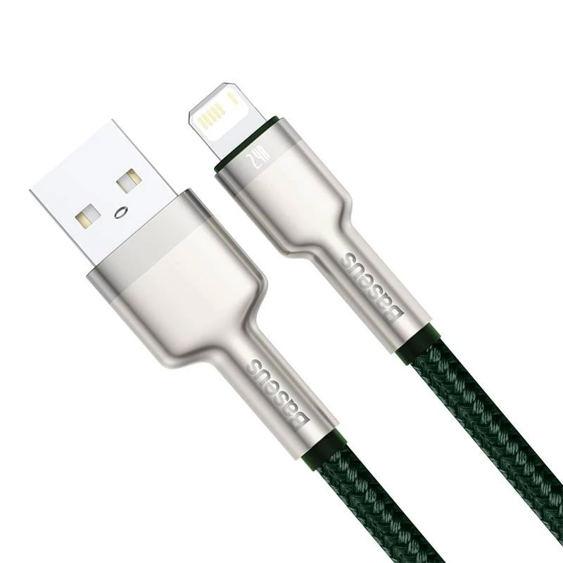 USB-A auf Lightning Kabel Baseus 1 m, grün