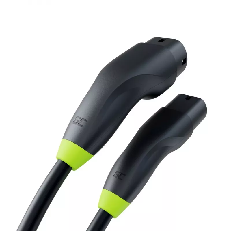Ladekabel Green Cell EVKABGC03 — Typ 2, 5 m, 11 kW, für Elektrofahrzeuge