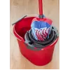 Vileda SuperMocio Torsion Power Eimer mit Presse, Rot