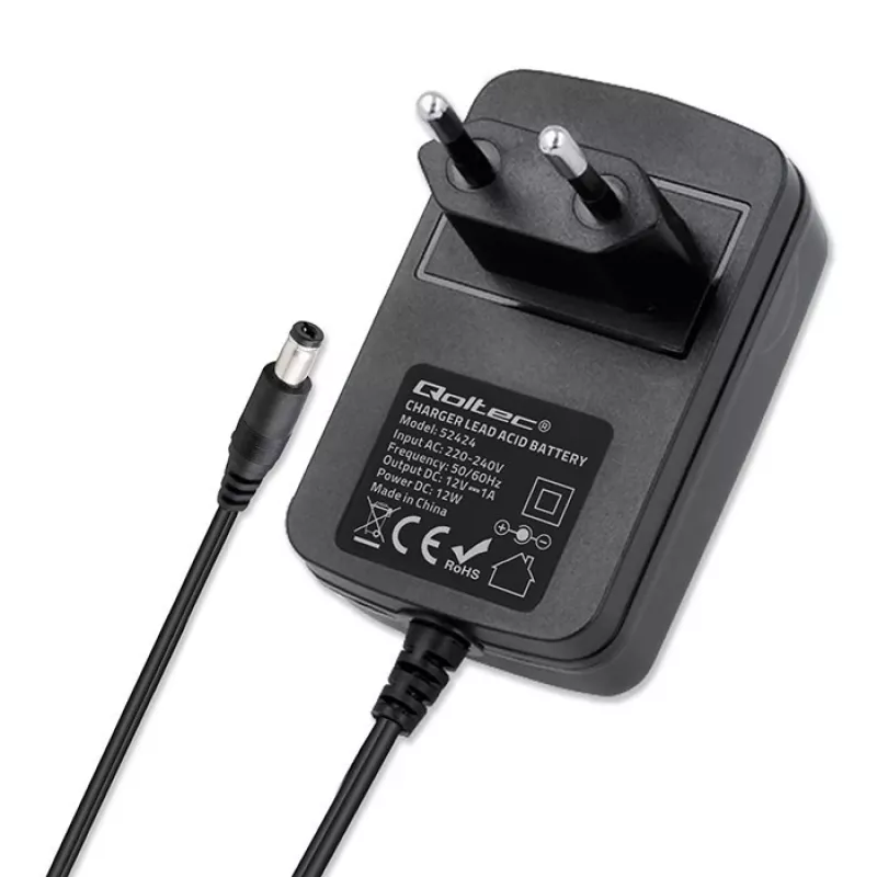 Batterieladegerät QOLTEC Ladegerät für AGM GEL STD 12V 1,5A