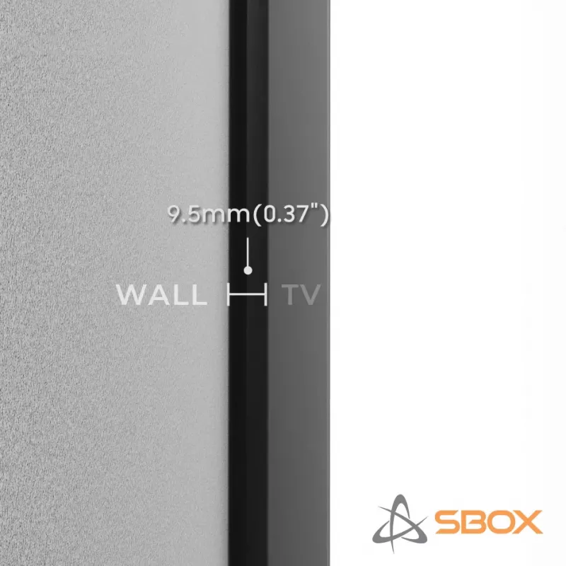 Sbox PLB-1948 feste TV-Wandhalterung, 43-100 Zoll, bis 75 kg, VESA 800x600
