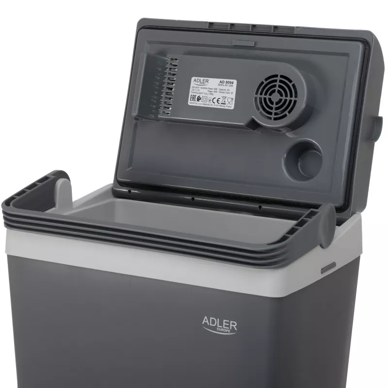 Tragbarer Kühler Adler AD 8094, 22 L Kapazität, 220–240 V Netzbetrieb