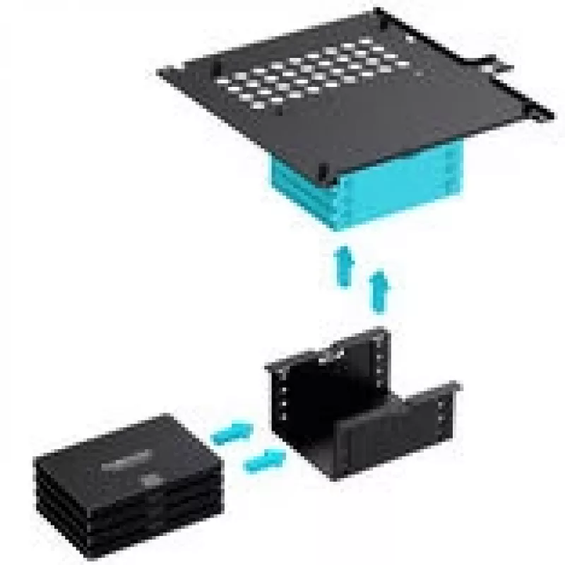 Computergehäuse Jonsbo N10 Mini-Tower ITX Schwarz