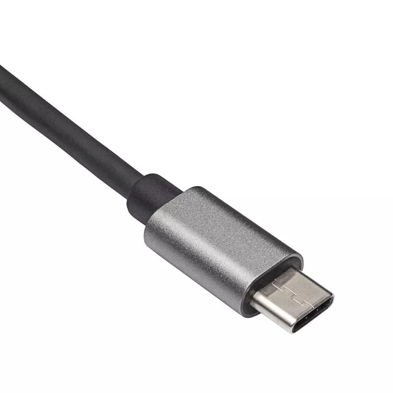 Akyga AK-AD-65 USB-C-auf-Gigabit-Ethernet-Adapter, RJ45, 15 cm, silber
