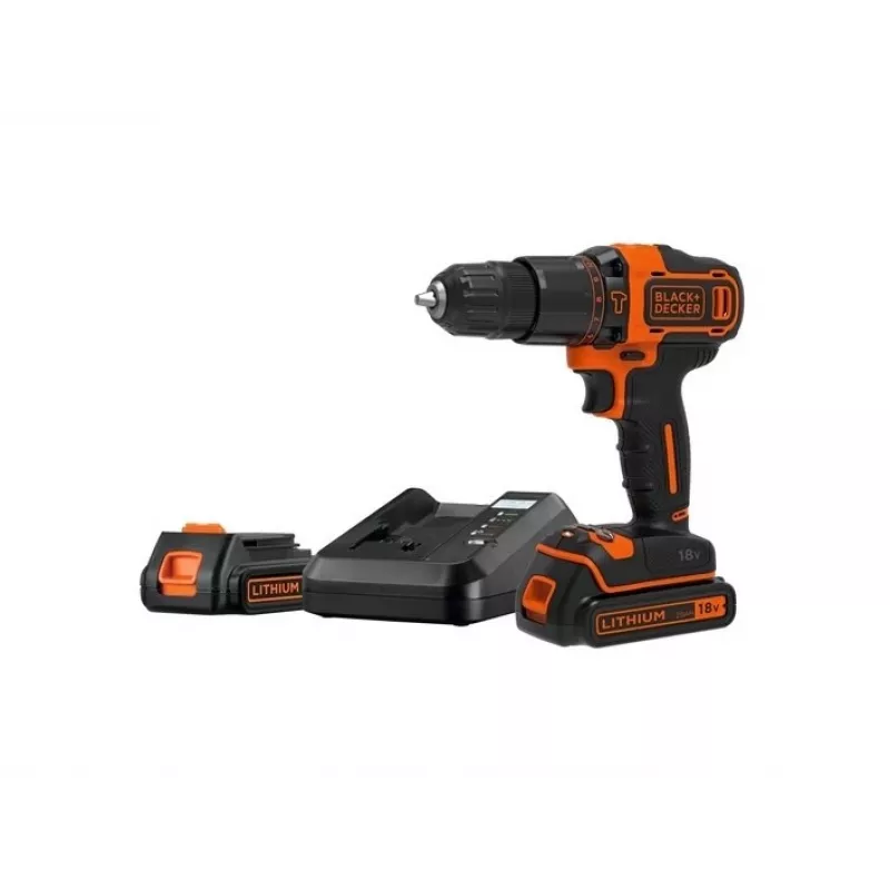 Black & Decker BDCHD18K1B2-QW Bohrmaschine 1400 U/min