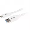 USB 3.2 Gen 2 Kabel, USB-A Stecker > USB-C Stecker (Weiß, 1 Meter)