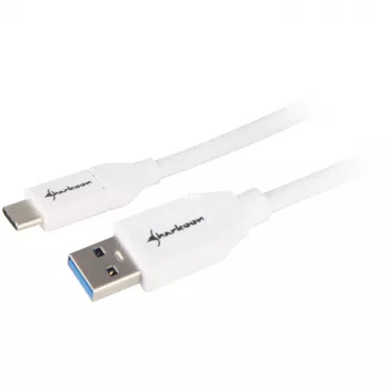 USB 3.2 Gen 2 Kabel, USB-A Stecker > USB-C Stecker (Weiß, 1 Meter)