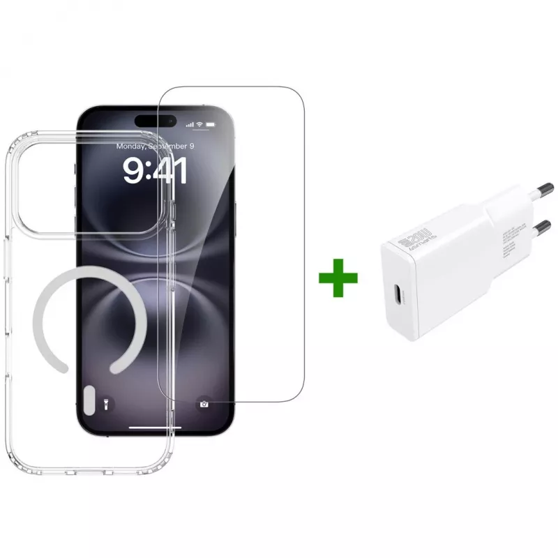 4smarts 3in1 Premium Starter Set für Apple iPhone 17 Pro Max, MagSafe-kompatibel