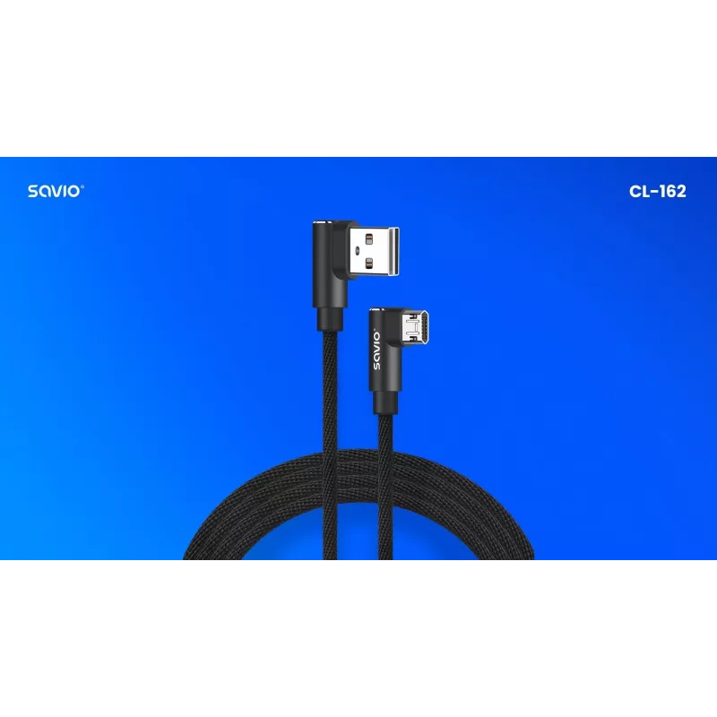 SAVIO CL-162 Mobiltelefonkabel Schwarz