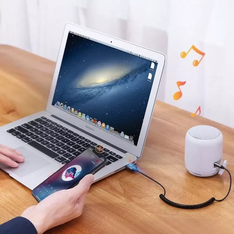 UGREEN CM309 Bluetooth-5.0-Audioempfänger, USB, 3,5-mm-AUX-Klinke, Schwarz