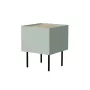 Nachttisch Cama Meble FELLINI 40x41x60, oliv mit geölter Eichenplatte, 1 Schublade, 2er-Pack
