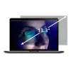 Qoltec 51050 Privacy-Filter für Display (13,3 inch) (11,59 inch, 16:9), Displayschutzfolie für Notebook