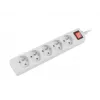Stromverlängerungskabel Lanberg PS1-05E-0300-W 3m 5 AC-Steckdosen Innen/Außen Weiß